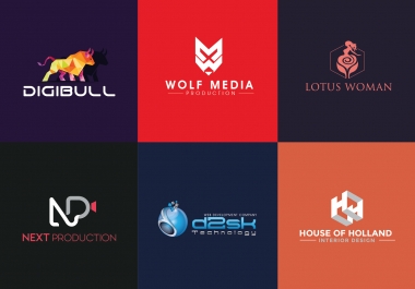 I will Create 2 Modern Vector logo design concepts with Unlimited Revisions