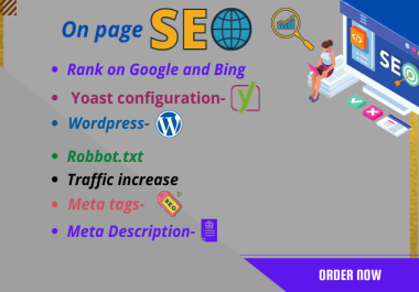 I wiil complete SEO for website and rank on Google and Bing search console