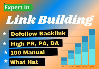 I will do 50 link building in high pa,  da sits,  dofollow backlink