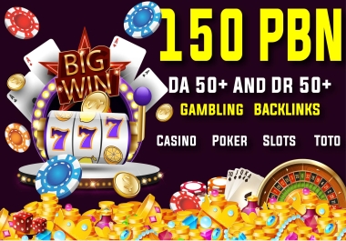 Thai-Korean-Indonesia 150 PBN DA50 To 70+ Sites Casino Gambling UFABET Related Sites