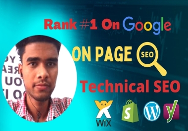website on page SEO and technical optimization service site