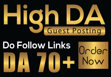 I will publish guest posts on high da sites with dofollow backlinks