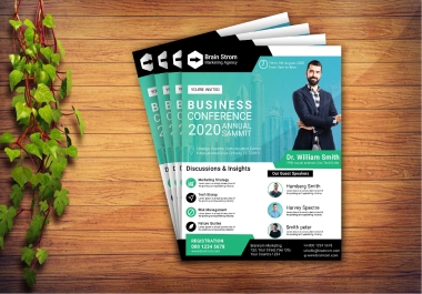 I will design professional eye catching party/event, business flyer poster design