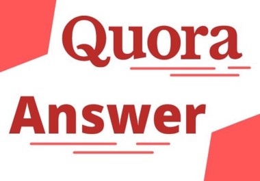 20 High Quality Quora Answer Backlinks With Different Accounts