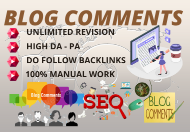 I will provide HQ backlinks using blog comments