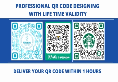 I'll create Unique,  Customized Colorful and Professional QR code designs
