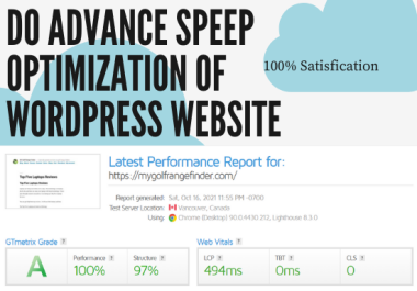 Fix your core Web vitals issues and speed optimization