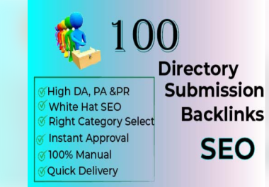 Provide 100 Do follow Directory Submission Backlinks