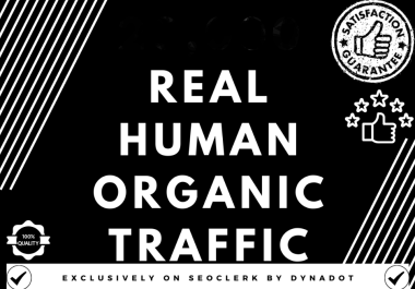 1,000,000 real human organic traffic mostly USA