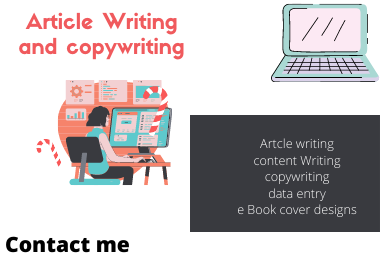 Write articles And Data entry operating