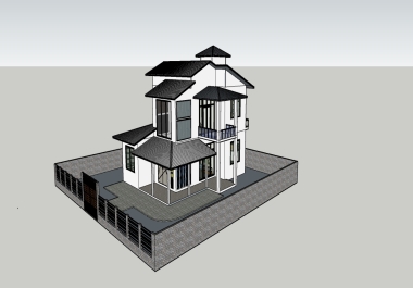Design a House 3D model and Do interior Design