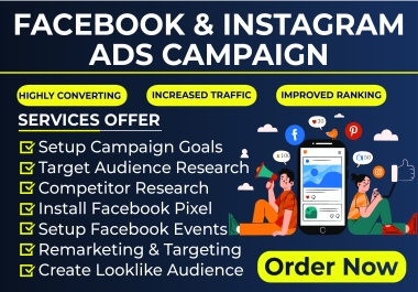 Set up Facebook and Instagram ads for leads and sales