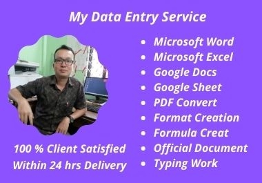 I can do official work Perfectly.