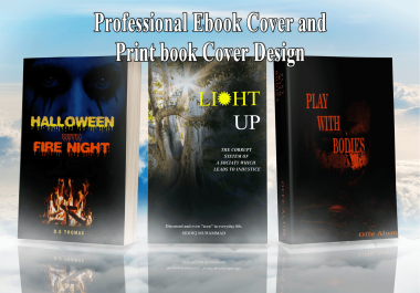 I will design a professional eye catching ebook or kindle cover