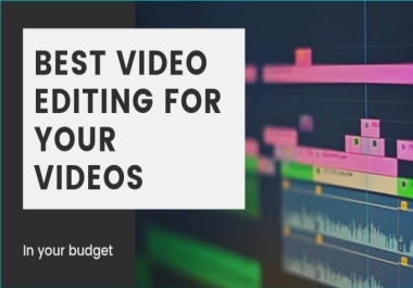 I will do amazing video and photo editing