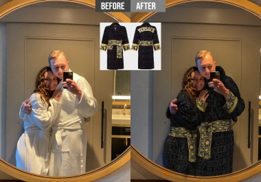 I will change or add clothes to your Photo