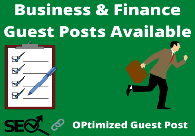 You will get guest post on high DA,  DR, Traffic Business Website with dofollow backlinks