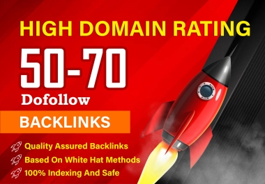 DR50 Dofollow Backlinks 40 High Domain Rating