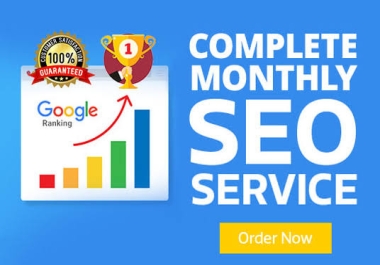 All in One Monthly SEO Plan for Boosting your Website Domain Authority,  Rankings