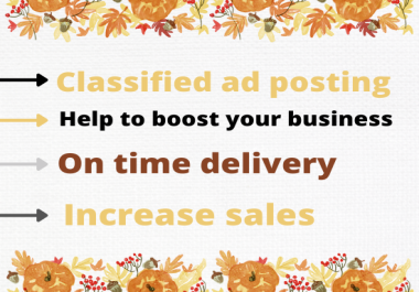 Post classified ads on worldwide free classified ad posting sites