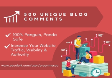 500 Unique High Quality Relevant Blog Comments