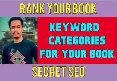 I Will find profitable keywords and categories for your amazon etsy book