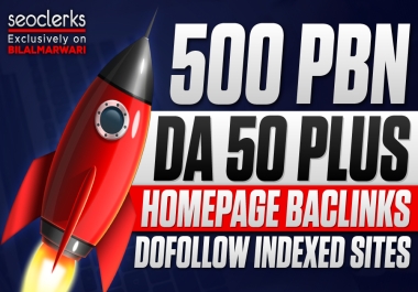Rank with 500 PBN DA50+ links index domain permanent dofollow homepage Backlinks