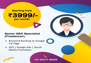 I will rank 5- 8 keywords in google 1st page monthly SEO services