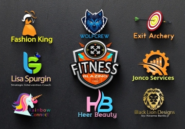 I will Design 2 creative and professional logo