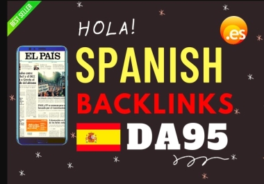 I will build 50 high quality dofollow spanish backlinks