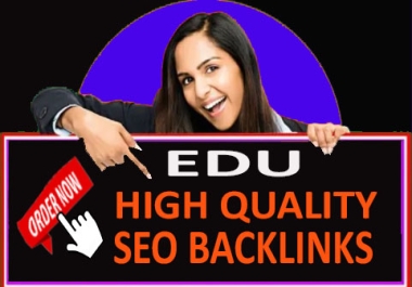I will create 100 edu high quality manual SEO link building