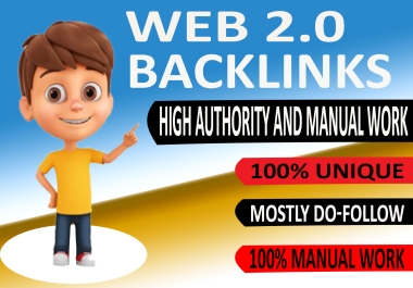 I will publish 100 high quality web 2 0 backlinks