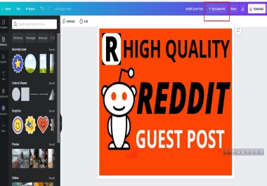 I will provide High Quality Backlink from 20 Reddit guest post