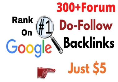 I will do 1000+ high authority SEO dofollow forum profile backlinks for top ranking