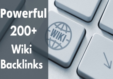 I will build 300+ high authority wiki dofollow backlinks for google top ranking