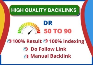 I will create dofollow high quality backlink off page seo