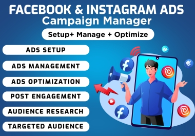 I will setup and optimize fb ads campaign,  remarketing, fb ads, promotion
