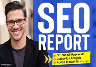 Offer detailed website seo audit report with an action plan