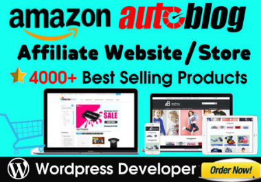I will make an amazon affiliate autopilot website with profitable
