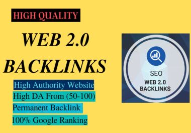 I will 40 web2.0 dofollow contextual backlinks