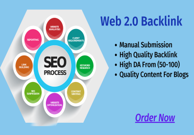 l will build 25 web 2.0 Backlinks to Rank Your Websites