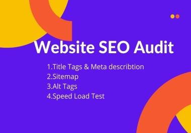 I will provide a professional SEO Audit Report and action plan