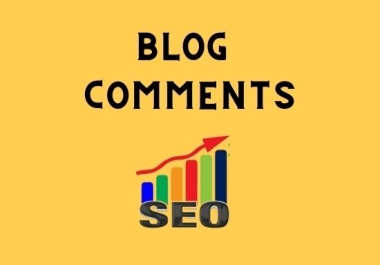 I will do 100 High Quality SEO Blog Comments Do-follow Backlinks