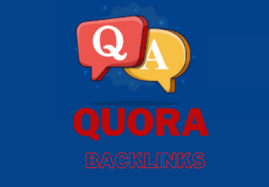 Great offer of 40 Quora answers with clickable backlinks