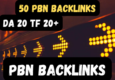 Increase ranking fast with 50 dofollow high da pa homepage pbn backlinks.