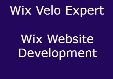 I will develop wix velo site wix redesign