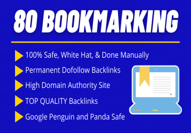 I will create bookmark your site to 80 bookmarking site