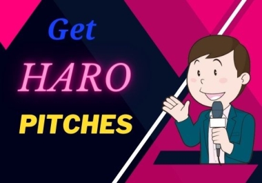Get 40 Haro Pitches For Your Website The BEST Quality