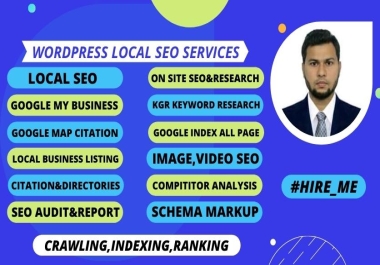 WordPress seo services for your niches, business or brand.
