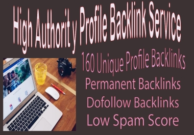 I will create top 160 powerful profile backlinks for google rank